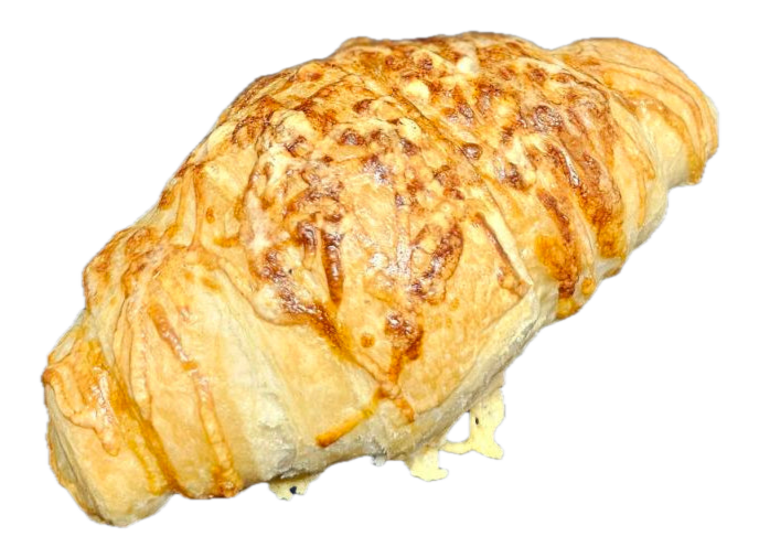 Croissant füstölt sajttal töltött